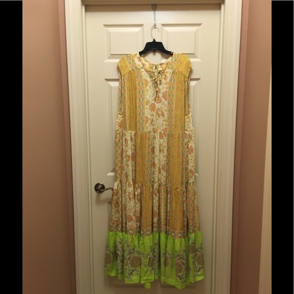 Free People Hanalei Bay Lace-up Midi Dress - Picture 8 of 13